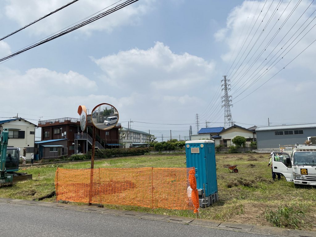 市街化調整区域内の開発　造成工事始まりました